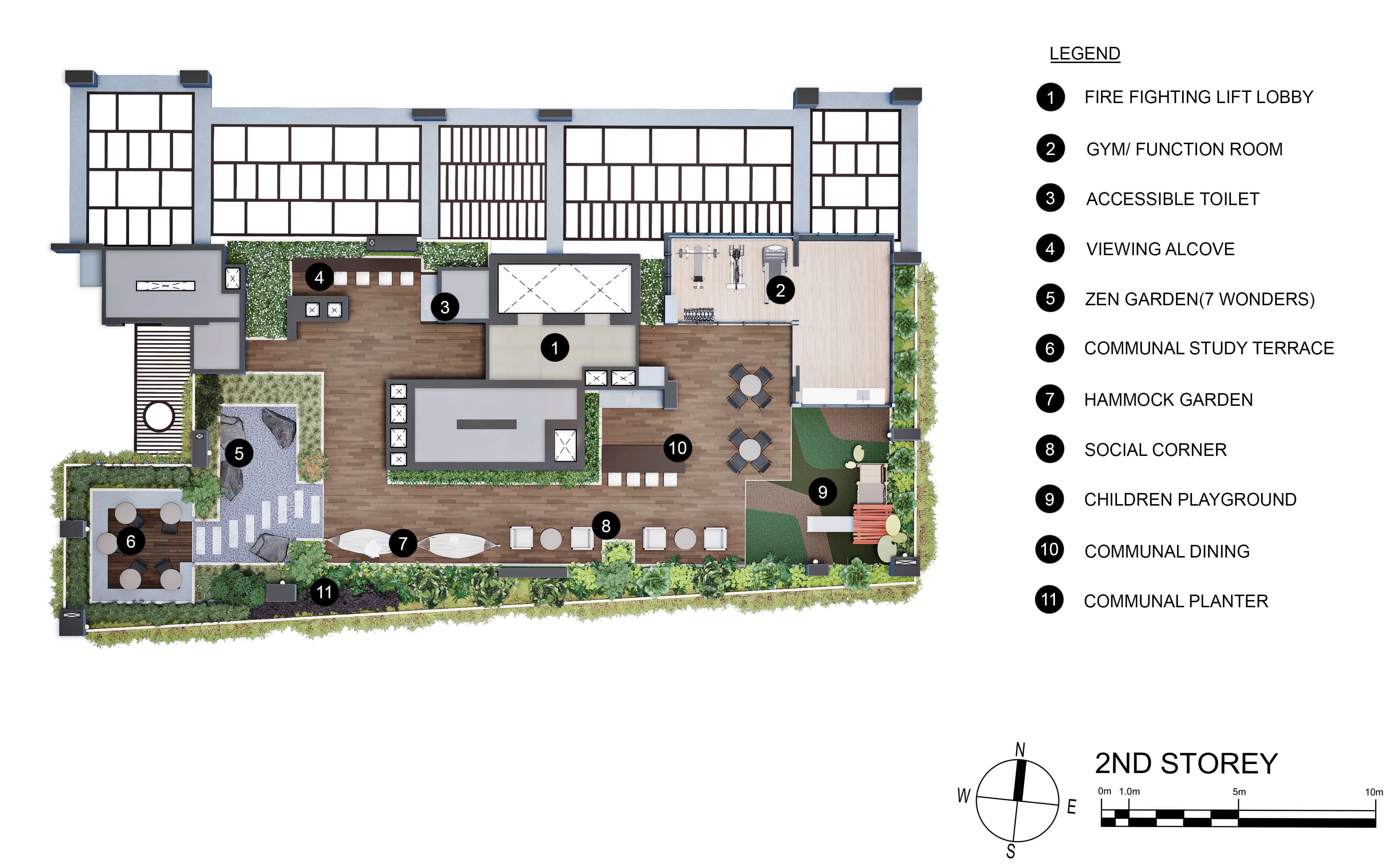 Hill House 2nd Storey Site Plan